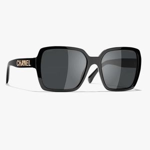 Chanel Square sunglasses black 56mm New